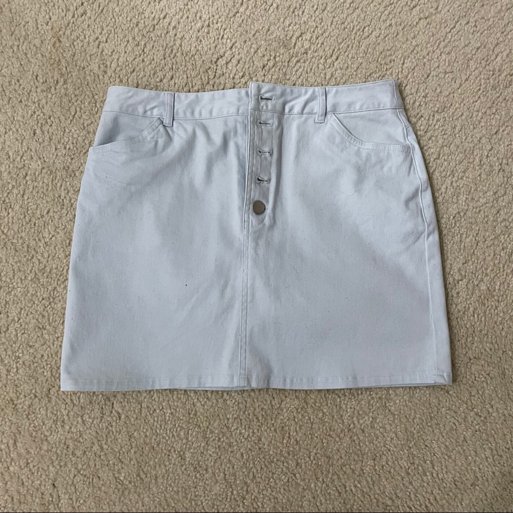 Forever 21 Light Blue Denim Skirt